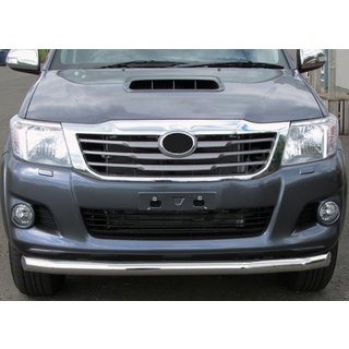 Přední ochranný rám ST008 (nerez) Toyota Hilux 2006–2015 fotografie 1