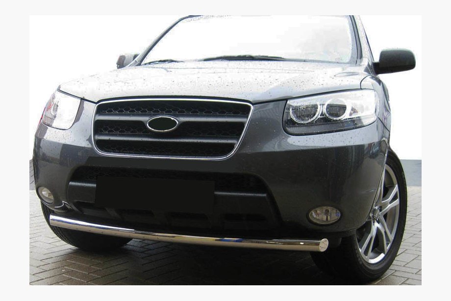 Hyundai Santa Fe 2 2006–2012 Přední ochranný rám ST008 (nerez) Image