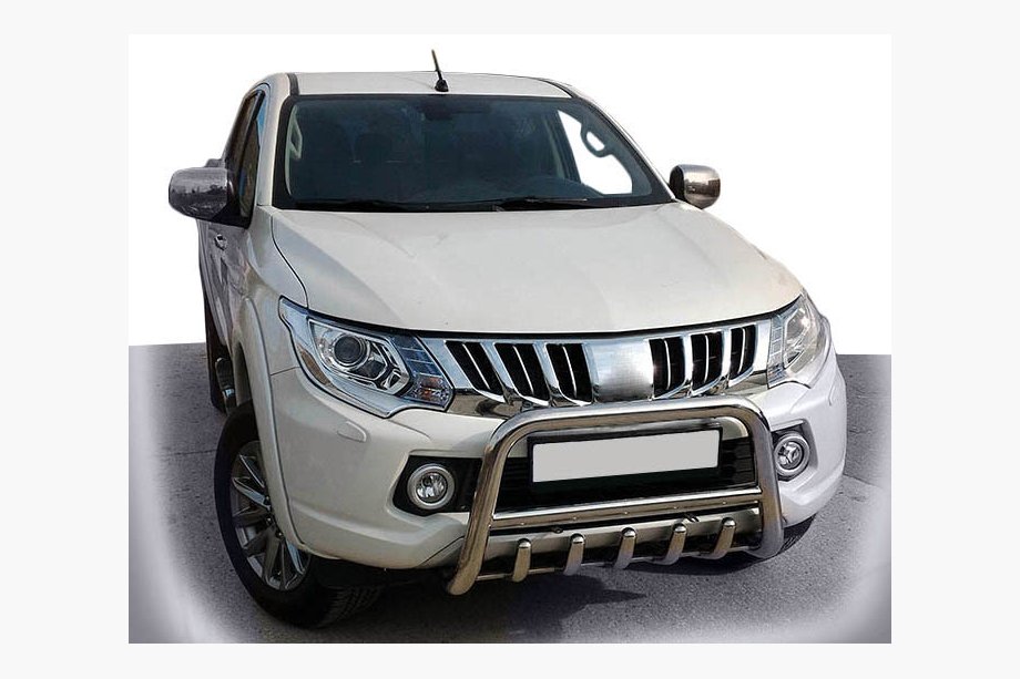 Mitsubishi L200 2015–2024 Přední ochranný rám WT003 (nerez) Image