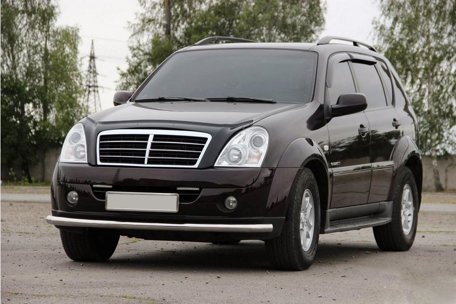 SsangYong Rexton I 2001–2017 Přední ochranný rám ST008 (nerez) Image