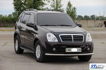 SsangYong Rexton I 2001–2017 Přední ochranný rám ST008 (nerez) fotografie 2