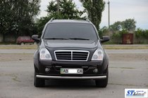 SsangYong Rexton I 2001–2017 Přední ochranný rám ST008 (nerez) fotografie 3