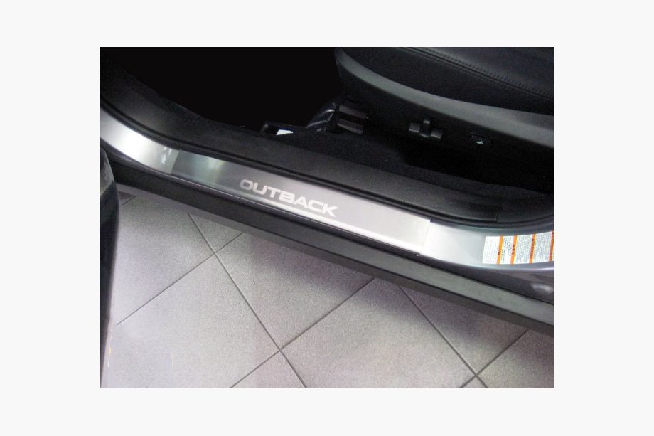 Subaru Outback 2009–2014 Nerezové kryty prahů Natanika Premium (2 ks) Image
