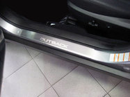 Subaru Outback 2009–2014 Nerezové kryty prahů Natanika Premium (2 ks) fotografie 1