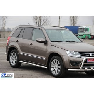 Boční trubky BB001 (2 ks, nerez) Suzuki Grand Vitara 2005–2017 fotografie 3