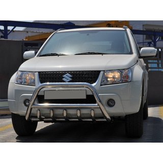 Přední ochranný rám (bull bar) WT003 (nerez) Suzuki Grand Vitara 2005–2017