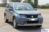 Suzuki Grand Vitara 2005–2017 Přední dvojitý nerezový ochranný rám 60/42 mm fotografie 9