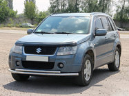 Suzuki Grand Vitara 2005–2017 Přední dvojitý nerezový ochranný rám 60/42 mm fotografie 1