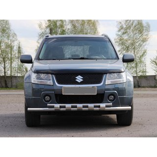 Přední ochranná tyč ST015 (nerez) Suzuki Grand Vitara 2005–2017 fotografie 1