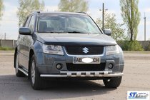 Suzuki Grand Vitara 2005–2017 Přední ochranná tyč ST015 (nerez) fotografie 3