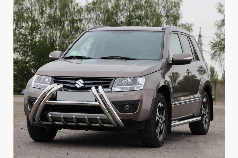 Suzuki Grand Vitara 2005–2017 Přední ochranný rám z polyuretanu (vysoký) Image