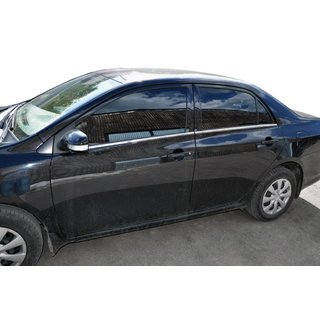 Vnější okenní lišty (4 ks, nerez) Toyota Corolla 2007–2013 fotografie 1
