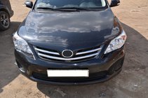 Toyota Corolla 2007–2013 Chromové kryty masky chladiče (2010-2013, 3 ks, nerez) fotografie 2