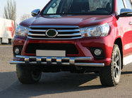 Toyota Hilux 2015– Přední ochranný rám ST015 (nerez) fotografie 1