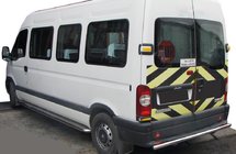 Renault Master 1998–2010 Zadní ochranný oblouk AK002 (nerez) fotografie 1