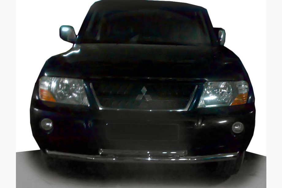 Mitsubishi Pajero Wagon III 1999–2006 Přední ochranný rám ST014 (nerez) Image