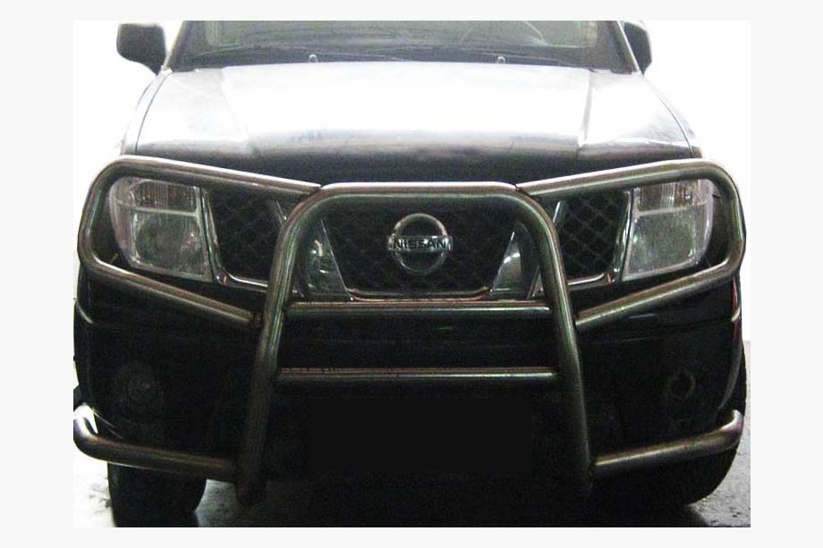 Nissan Pathfinder R51 2005–2014 Přední ochranný rám WT025 – dvojitý (nerez) Image