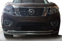 Nissan Navara/NP300 2016– Přední ochranný rám ST017 (nerez) fotografie 1