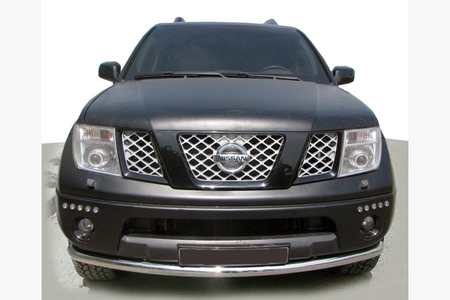 Nissan Pathfinder R51 2005–2014 Přední ochranný rám ST008-2 (nerez) Image