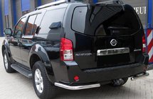 Nissan Pathfinder R51 2005–2014 Zadní ochranný rám AK003 (nerez) fotografie 1