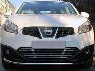Nissan Qashqai 2014–2021 Přední ochranný rám ST008 (2014-2017, nerez) fotografie 1
