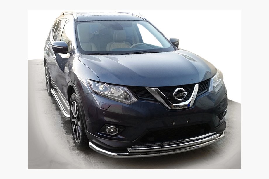 Nissan X-trail T32/Rogue 2014–2021 Přední ochranný rám ST014 (nerez) Image