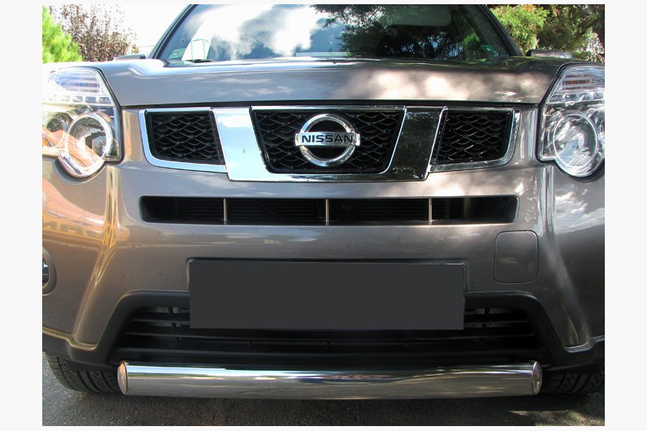 Nissan X-trail T31 2007–2014 Přední ochranný rám ST008-Oval (nerez) Image