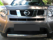 Nissan X-trail T31 2007–2014 Přední ochranný rám ST008-Oval (nerez) fotografie 1