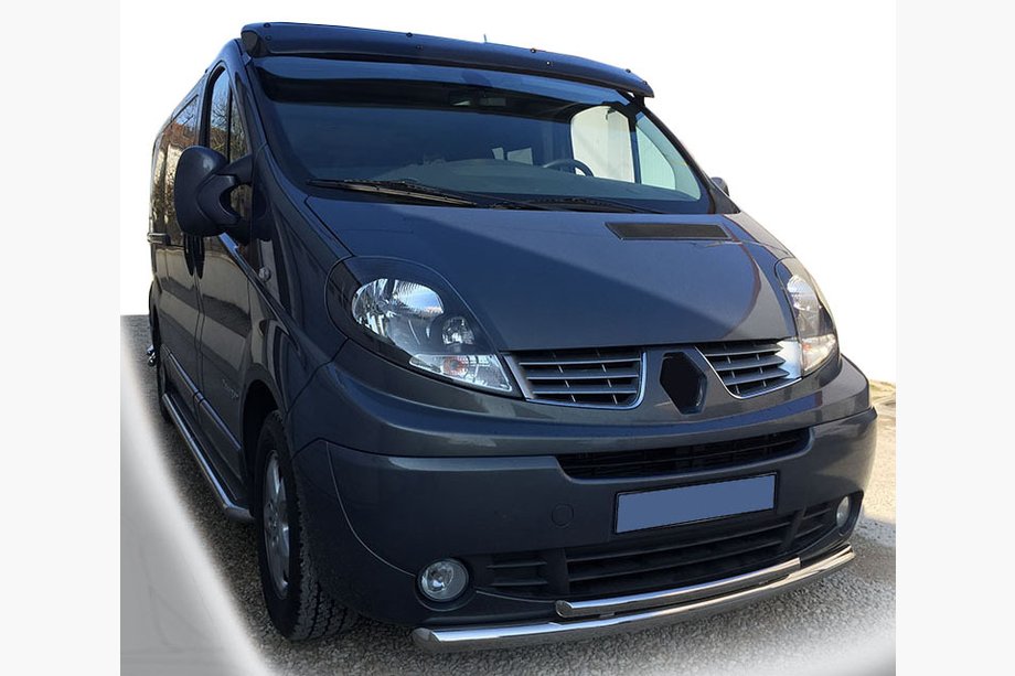 Renault Trafic 2001–2015 Přední ochranný rám ST014 (nerez) Image