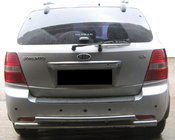Kia Sorento I BL 2002–2009 Zadní ochranný rám AK002 – dvojitý (nerez) fotografie 1