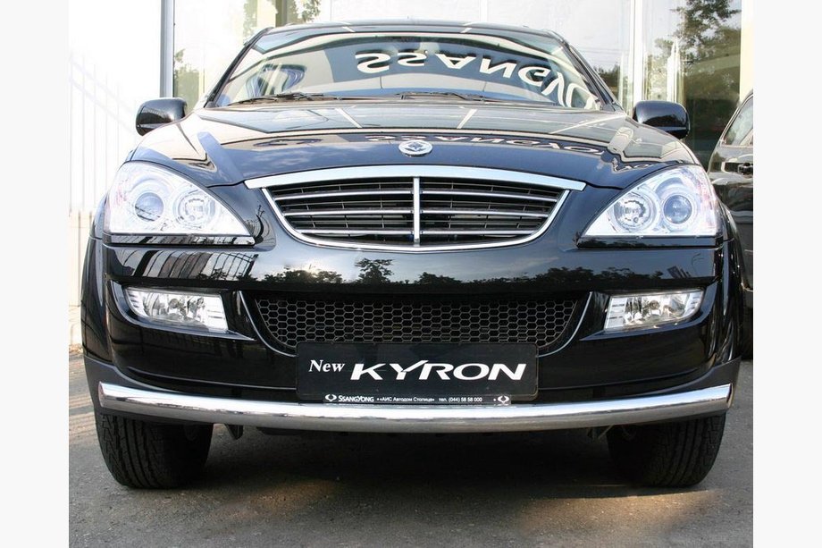 SsangYong Kyron 2005–2014 Přední ochranný rám ST008 (nerez) Image