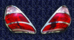 Toyota Rav 4 2006–2013 Nerezové kryty zadních světel 2006-2009 (2 ks) fotografie 3