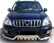 Toyota Land Cruiser Prado 120 2002–2009 Přední ochranný rám ST013 (nerez) fotografie 1