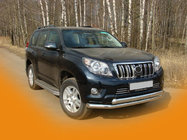 Toyota Land Cruiser Prado 150 2009–2023 Přední ochranný rám ST014 (nerez) 70/42 mm fotografie 3