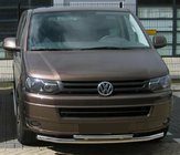 Volkswagen T5 2010–2015 Přední ochranný rám dvojitý 60/48 mm (nerez) 60 × 42 mm fotografie 1