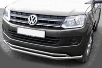 Volkswagen Amarok 2010–2022 Přední ochranný rám ST017 (nerez) 70 x 48 mm fotografie 1