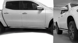 Mercedes X-Class 2017–2020 Boční trubky se zkosením (2 ks, nerez) fotografie 1