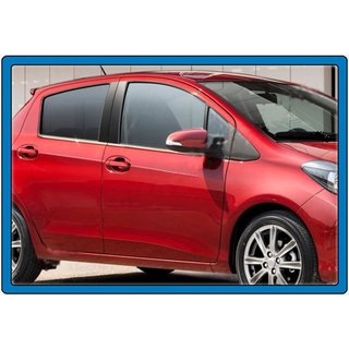 Nerezové lišty oken (sada 4 ks) Toyota Yaris 2010–2020 fotografie 3