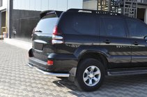 Toyota Land Cruiser Prado 120 2002–2009 Zadní rohy AK003 (2 ks, nerez) fotografie 5