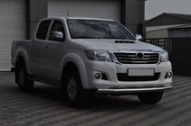Toyota Hilux 2006–2015 Přední ochranný rám ST008 (nerez) fotografie 3