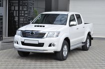 Toyota Hilux 2006–2015 Přední ochranný rám ST008 (nerez) fotografie 4