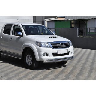 Přední ochranný rám ST017 (nerez) Toyota Hilux 2006–2015 fotografie 4