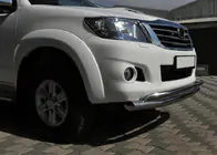 Toyota Hilux 2006–2015 Přední ochranný rám ST017 (nerez) fotografie 1