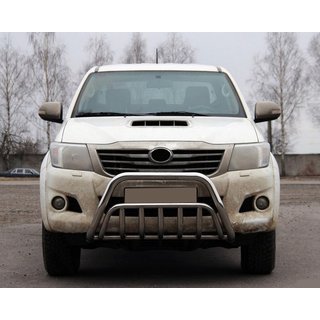 Bullbar WT002 (nerez) Toyota Hilux 2006–2015 fotografie 1