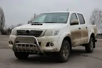 Toyota Hilux 2006–2015 Bullbar WT002 (nerez) fotografie 2