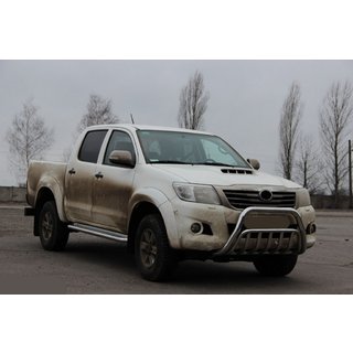 Bullbar WT002 (nerez) Toyota Hilux 2006–2015 fotografie 3