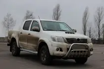 Toyota Hilux 2006–2015 Bullbar WT002 (nerez) fotografie 3