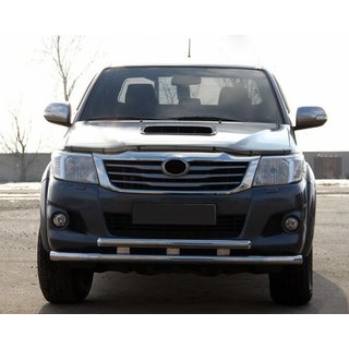 Přední ochranný rám ST014 (nerez) Toyota Hilux 2006–2015 fotografie 1