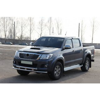 Přední ochranný rám ST014 (nerez) Toyota Hilux 2006–2015 fotografie 2