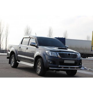 Přední ochranný rám ST014 (nerez) Toyota Hilux 2006–2015 fotografie 4